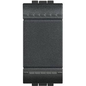 Kruisschakelaar1 module antraciet Livinglight
