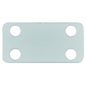 Zak a 100st. Labelplaatje 38,5x19,1x0,4mm