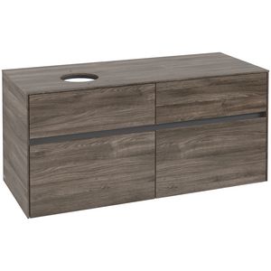 Wastafelonderkast Collaro 1200x548x500mm Stone Oak C04200RK