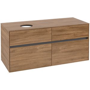 Wastafelonderkast Collaro 1200x548x500mm Oak Kansas C04200RH