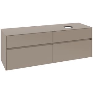 Wastafelonderkast Collaro 1600x548x500mm Taupe C05100VM