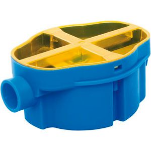 Inbouwdoos 40mm 1x16mm tbv dubbele wandcontactdoos VVE=50