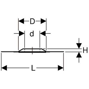 waterdichte vloer/wand doorvoeren PVC folie 56mm