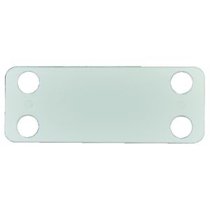 Zak a 100st. Labelplaatje 50,5x19,1x0,4mm