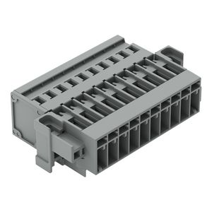 1-draads male steker CAGE CLAMP 4mm² grijs VVE=25