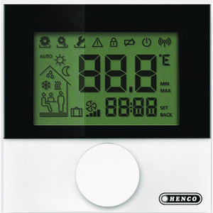Thermostaat digitaal verwarmen/koelen draadloos (batterij)