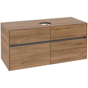 Wastafelonderkast Collaro 1200x548x500mm Oak Kansas C04100RH