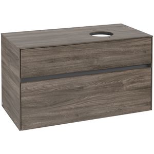 Wastafelonderkast Collaro 1000x548x500mm Stone Oak C04000RK