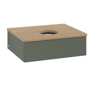 Wastafelonderkast Antao 600x190x500mm L.Green Matt Lacquer L07011HL