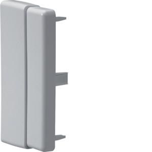 Eindplaat voor goot 110mm LF breed lichtgrijs