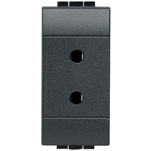MiniWandcontactdoos 2-polig Livinglight 6A24V 1 module
