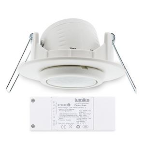 Aanwezigheiddetector plafond PIR 2000W 7M 40m² 2 Relais