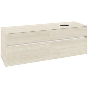 Wastafelonderkast Collaro 1600x548x500mm White Oak C05100AA