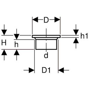 Polyethyleen (PE) flenskraag 125mm