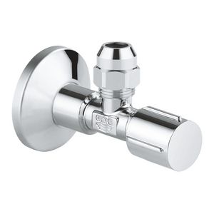 Hoekstopkraan 1/2"x3/8-10mm zelfdichtend l=80mm