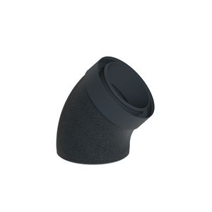 Ventilatiebocht geisoleerd EPS 160 45°