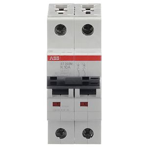 Installatieautomaat ST202M-K10 Breaker K-karateristiek 10kA 10A 2P