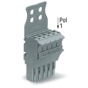 1-draads FE steker 4 mm² grijs 2022-105/134-000 VVE=50