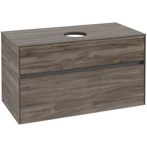 Wastafelonderkast Collaro 1000x548x500mm Stone Oak C03800RK