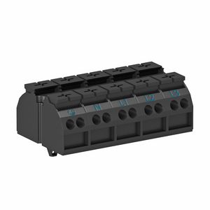 Terminal strip 22x60x35 schwarz