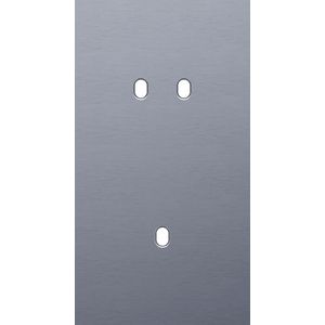 Tweevoudige afdekpl. verticaal 71mm centerafstand een tweevo
