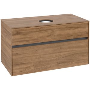Wastafelonderkast Collaro 1000x548x500mm Oak Kansas C03800RH