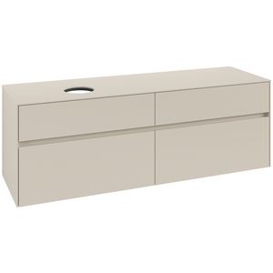 Wastafelonderkast Collaro 1600x548x500mm Cashmere Grey C050B0VN