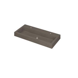 INK Momento Wastafel Quartz 2 kraangat beton 100x45