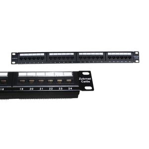 Patch paneel Unshielded Category 5e 24-voudig 1HE zwart