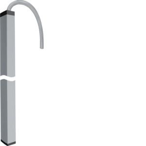 Flexzuil dubbel ecoline 80mm DAF slang 2m l=2m geEloxeerd