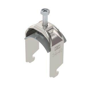 Beugelklem 2056 34-40mm rvs A2 1.4301 blank VVE=25