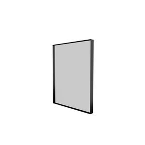Spiegel PROLINE FRAMED mat zwart alu kader 60x48cm