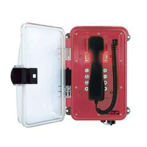 Weerbestendige telefoon indutel-led rood met visuele melder