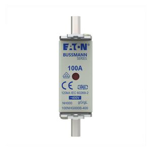 Zekering laagsp. 100A AC 400V NH000 gL/gG dubbele me VVE=3
