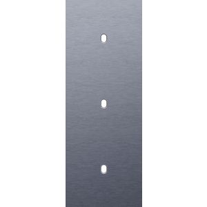 Drievoudige afdekpl. verticaal 71mm centerafstand drie enkel