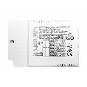 Manto3 Dali dimmable driver 700mA with Euro-plug and DCkabel