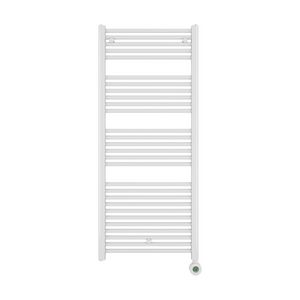 Elektr. handdoekradiator CALOR-V2 WHITE 900W 600x1497mm snoer 25cm