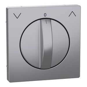 Centraalplaat draai-jaloezieschakelaar RVS look Systeem D