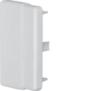 Eindplaat voor goot 90mm LF breed lichtgrijs