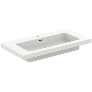 Vanity Wastafel 1010x510x150mm 1 kraangat overl silk wh extra