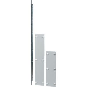 Frontplaat verticaal railsysteem in 200mm compartiment secti