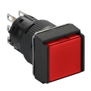 Drukknop Verlicht Verzonken terugv 16mm 24V 1 OC R