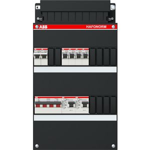 Groepenkast 4x achter 2x 30mA + F + HS 3-fasen