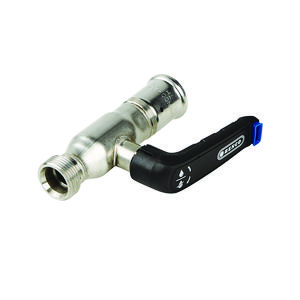 INOX BOLKRAAN+HANDVAT,PERS x EK diam.26 x 3/4"