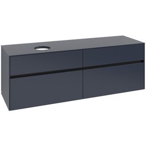 Wastafelonderkast Collaro 1600x548x500mm Marine Blue C05000VQ