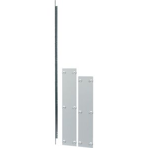 Frontplaat verticaal railsysteem in 200mm compartiment secti