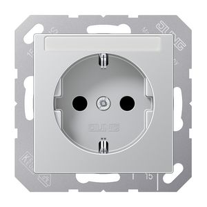 Wandcontactdoos ALU sl.vast R/A KV&tekstvstr A500