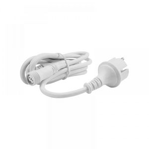 Aansluitkabel PS230 shuko 6000LED L=1,5mtr. wit