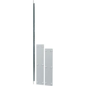 Frontplaat verticaal railsysteem in 200mm compartiment secti