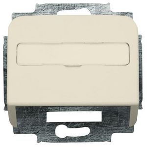 Centraalplaat verticale data-aansluiting SI creme (1758-212)